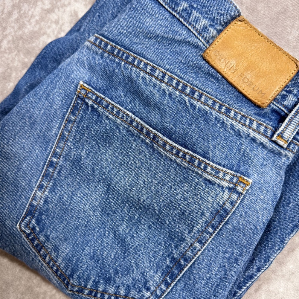 Denim Forum Aritzia 90s Vintage Lo Baggy Tapered Jeans Blue Size 28